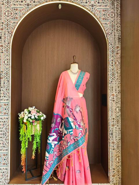 Akshara muga cotton surat saree market wholesale price